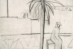 4. Im Alentejo, Kaltnadelradierung, 1989, 23 x 34 cm