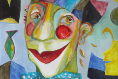 5. Bildnis eines Harlekin (mit Schleife)